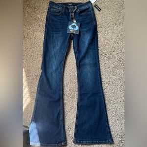 NWT Indigo Rein Flare Leg Recycled Denim Jeans